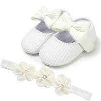 Обувки за малко дете Prewalker Set Princess Flower Bowknot за 0-1Y Thyddler Girl Shoes