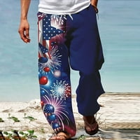 PEDORT плюс размер товарни панталони за мъже еластични панталони за спортни упражнения пътувания, еластичен флот, m