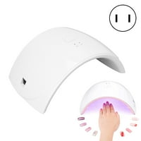 Лампа за нокти, гел полски сушилня автоматично сензорни светлинни чипове с адаптер за салон за нокти us