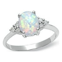 Сребърна сплав Diamond Zircon Fashion Ring за жени