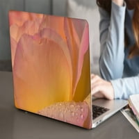 Защитен случай твърд капак Съвместим MacBook Pro S Кабел TIE Model A2141, Type C Flower 0248