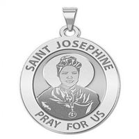 Свети Жозефин религиозен медал размер на четвърт -брегово сребро