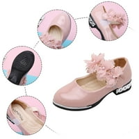 Baby House Shoes Sandals Размер есен деца обувки цветя единични обувки корейски деца танцови обувки принцеса обувки кожени обувки обувки