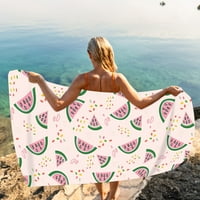 Microfiber Beach кърпа Супер лека цветна цветна кърпа за баня пясъчна плажна одеяло многоцелевата кърпа за пътуващ басейн плаж