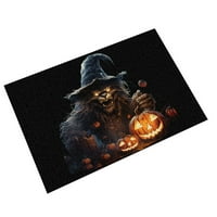 Хелоуин магьосник Liondoormats гумен PVC, който не се измива за откриване на вход в дома 16 x24