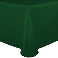 Ultimate Textile Satin Rectangular Squecloth - За сватба, специално събитие или употреба на банкет, изумрудено зелено