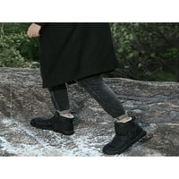 Eloshman Unise Adults Plush Lined Mid Top Apple Boot Boot Walking Comfort Неплъзгащо се водоустойчиво обувка