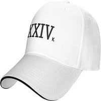 Twill Sandwich Snapback пика на Bill Cap Bruno Нова песен XXIV Logo 24K Magic Hat