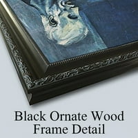Arthur Rackham Black Ornate Framed Double Matted Museum Art Print, озаглавен: The Grey Lady PL