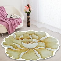 Miayilima врата мат топлопредаване 3d форма на цветя под мат диван спалня хол килим