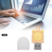 USB флаш устройство, котешка ухо U диск мини сладки подаръци иновативни карикатури USB2. USB флаш задвижващ автомобил u диск за лаптоп, преносим u диск