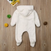 Nokiwiqis новородено момиченце момче размити дрехи качулка ромперия боди костюм тоалет 0-24m