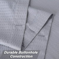 -Мемор проста завеса или облицовка за баня за баня репелент мек микрофибър тъкан декоративен релефен модел