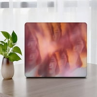 Капак на калъф Kaishek Hard Shell, съвместим с MacBook Air. A + черен капак на клавиатурата, Red Series 0906