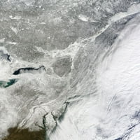 Зимна буря през североизточната част на САЩ и атлантическия океан