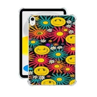 Съвместим с iPad Mini Phone Case, Abstract-Psychedelia-Hippie- Case Silicone Protective за Teen Girl Boy Case за iPad Mini 4