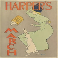 Харпърс: Печат на плакат за март от Едуард Пенфийлд