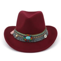 Esafio Women's Western Cowboy & Cowgirl Hat Wide Brim Style, ВМС