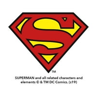 Супермен Кларк Кент Прес Пас Военно куче Етикет с висулка колие с шнур