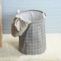 Xinqinghao памучно спално платно сгъваемо отваряне на средна тъкан за пране на кошница за пране и подреждане на кофа за пране 35* c