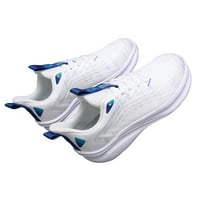 Маратонки Sanviglor Means Дебела подметка за бягащи обувки Обувки за ходене тренировка Ниска топ тренировъчни тренировки Небрежни дишащи спортни маратонки Уайт 7.5