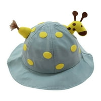 IOPQO Sun Hats Toddler Baby Kids Outdoor Printing Pattern Hats Fisherman's Hat Sun Cap Hat Green