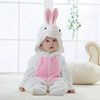Popvcly Unise Baby Animal Costume Winter Afer Coombed Romper Halloween Cosplay Jumpsuit Loaltits 0- месеца