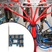 към PCI Express слотове за слотове за изричане PCI-E към външен PCI-E слот адаптер PCIE Мултипликаторна карта USB 3. Мининг Специален щранг карта за биткойн миньор