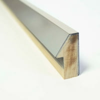 Рамка сребро истинска дървена рамка за картина ширина