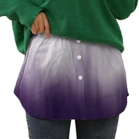 Женски мини подложки долна пола за почистване на риза с пола с копчета риза удължаване на слоя отгоре долен мобилен дом за скициране на дънкови поли