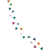 Хартиени парчета момчета бял графичен тройник - Дизайн от хора XS