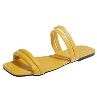 Sanbonepd чехли летни женски джапанки с отворен пръст на пръста на плажните обувки Платни обувки Плочи чехли