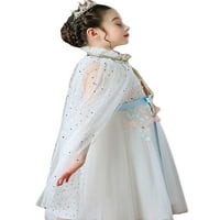Летното облекло на Nokiwiqis Girl, марлята с двубой дантела принцеса принцеса с модели на Shinny Star & Moon за пиеса на пантомима