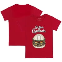 Тениска за малко дете на Thiny Turnip Red St. Louis Cardinals