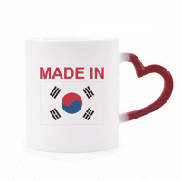 Южна Корея Country Love Heat Sensitive Red Color Промяна на каменните изделия чаша