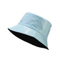 Shulemin жени мъже Рибар шапка гладка повърхност широка декоративна униза слънцезащитен крем сгъваемо двустранно износване лятна слънчева шапка глава