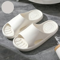 DMQUPV душ роба за жени с чехли през летен масаж Горна удобна и неплъзгащи се аниме чехли за жени на закрито обувки бяло 7