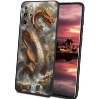 Majestic-Dragon-Realms-Калъф за телефон, дегинал за Samsung Galaxy S20+ Plus Men Men, гъвкав силиконов калъф за шок за Samsung Galaxy S20+ Plus