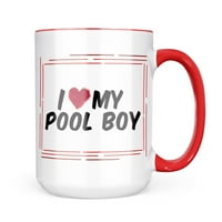 Neonblond i heart love my pool boy mug подарък за любители на чай за кафе