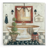 Епично изкуство „Casual Bath II“ от Yellow Cafe, Acrylic Glass Wall Art, 24 x24