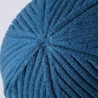Шапки за мъже жени възрастни унизийски комфорт топла зимна плетка за открита спортна ски шапка синьо