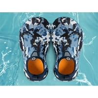 Tenmi Unise Aqua Socks Camouflage Water Shoe Бързи сухи обувки за ватинг бос плувни маратонки Женски и мъжки лек дишащ чорап маратонка тъмно синьо 5