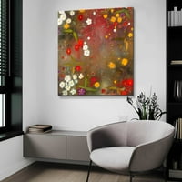 Епично изкуство „Градини в мъглата vi“ от Алеа Кури, изкуство на акрилно стъкло, 36 x36