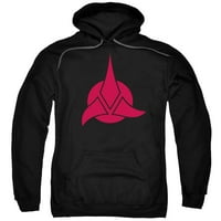 Star Trek - Logo Klingon - издърпване на качулка - xxxx -голям