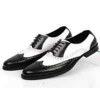 Woodbling Mens Oxfords Lace Up Brogues Wingtips Обувки Офан