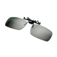 Unise поляризирани слънчеви очила клип устройство слънчеви очила нощно виждане очила смола обективи нощни чаши за шофиране голям размер
