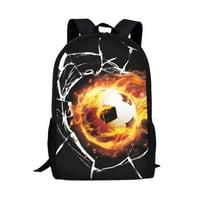 Футболна раница за момчета момчета момичета с голям капацитет училищни торбички с регулируеми презрамки през рамото