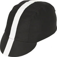 Pace Sportswear Класическа шапка за колоездене: черна с бяла лента, XL
