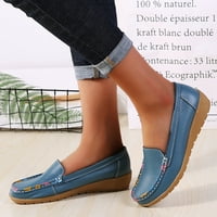 Плъзгане на жените комфортно ходене на плоски мокасини Небрежни обувки шофират мокасини за ходене обувки за жени Yutnsbel