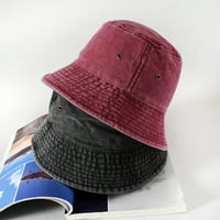 Рибар шапка винтидж сгъваем деним прост стил шапка за кофа за мъже
